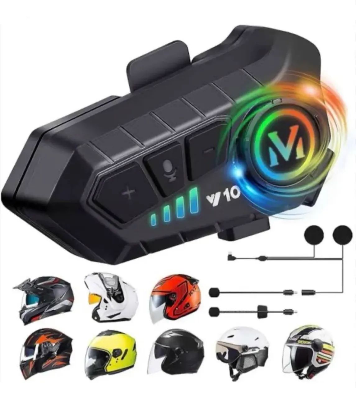 Fone de ouvido para capacete. - Foto 3