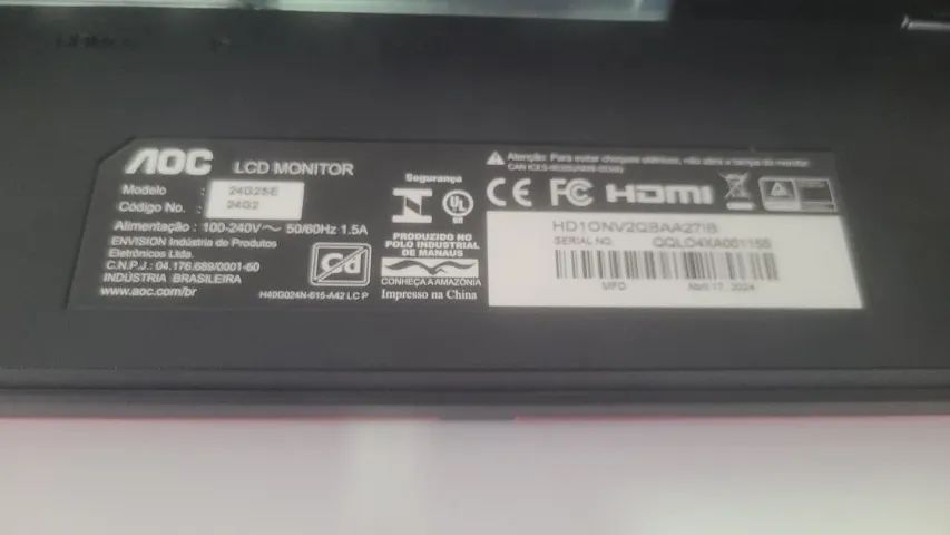 Monitor Gamer AOC VIPER 24G2SE - Foto 2