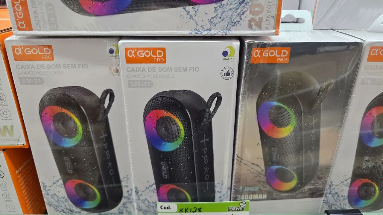 Caixa de som Bluetooth A'gold - Foto 2