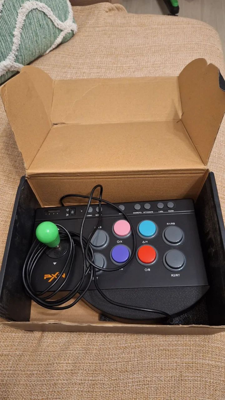 CONTROLE ARCADE PXN-0082 - COM CAIXA - MULTIPLATAFORMA - Foto 2
