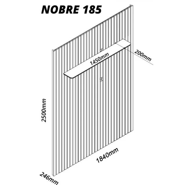 Painel Áurea Ripado Naturale - Foto 2