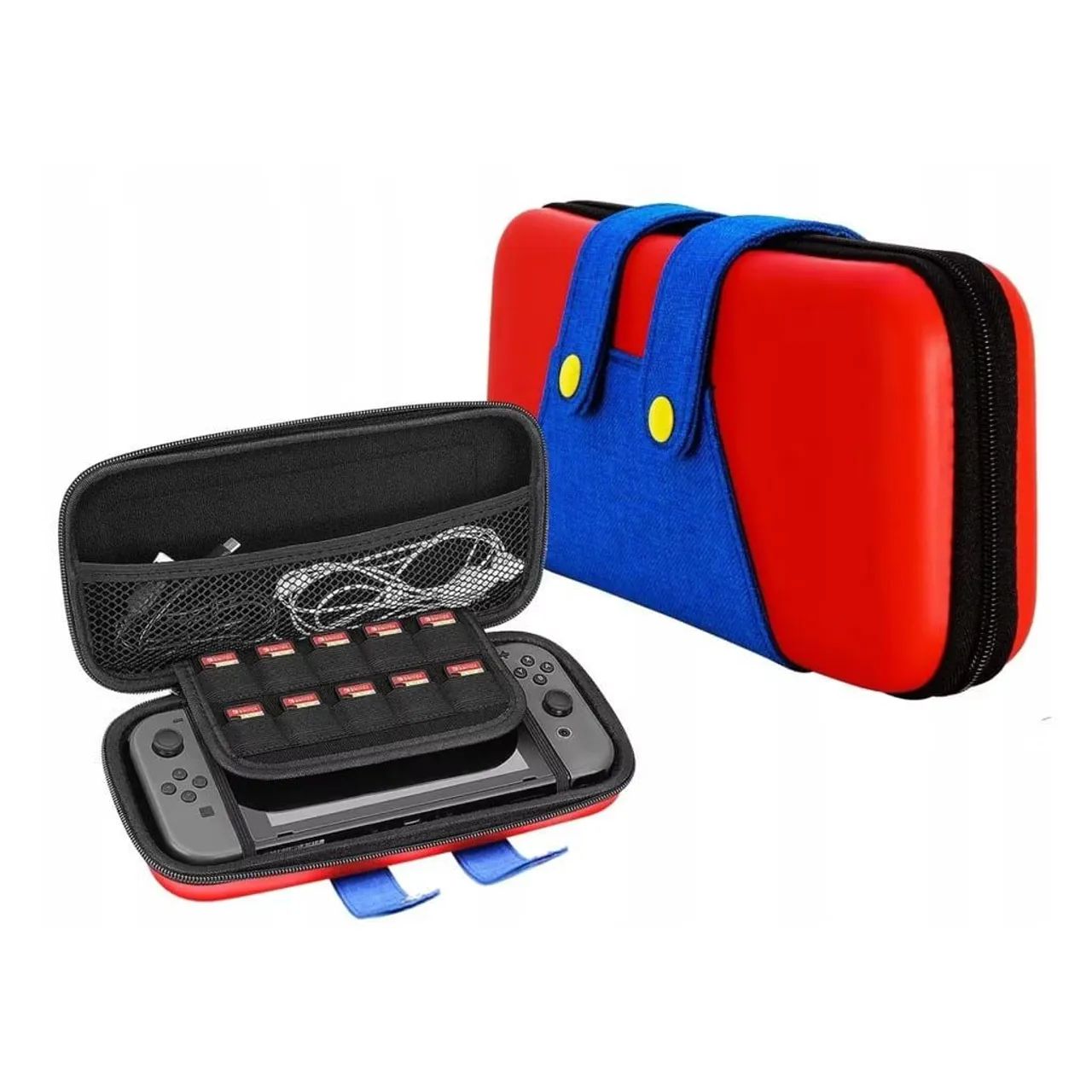 Bolsa Capa Protetora Nintendo Switch Oled Mario Edition - Foto 3