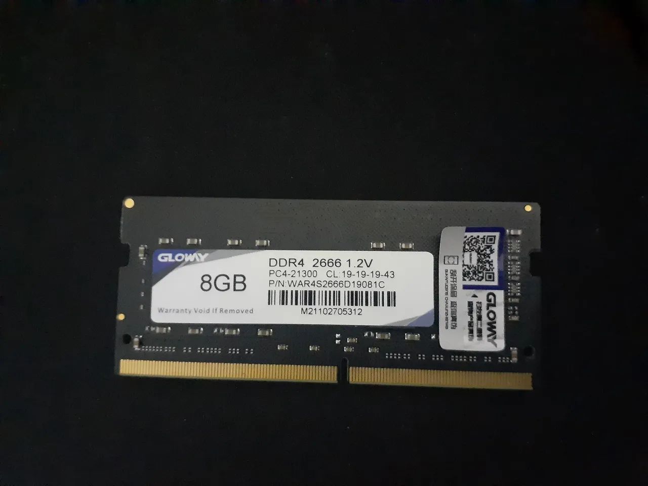 Memória Ram 8GB GLOWLY 2666 1.2V