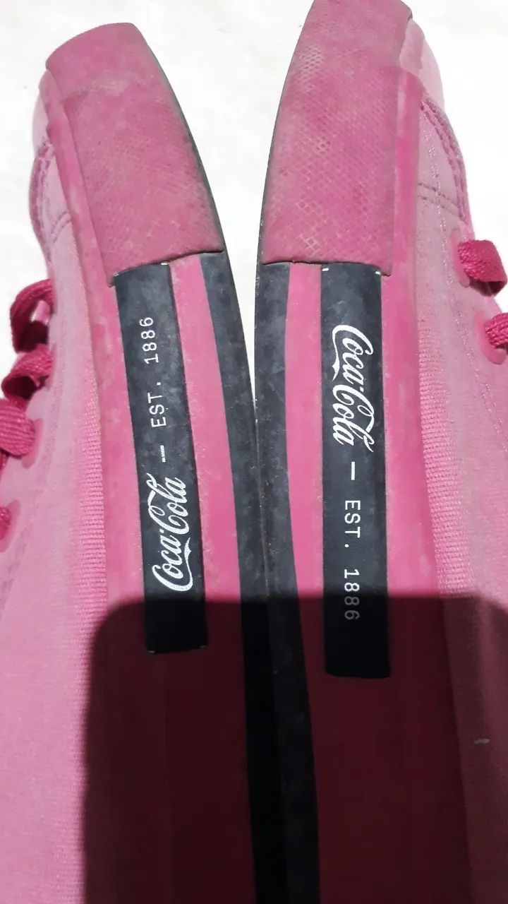 Tênis Coca Cola Rosa  número 37 - Foto 5