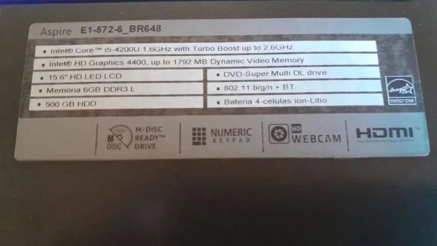Notebook Acer Aspire ssd turbo boost 2.6ghz - Foto 2