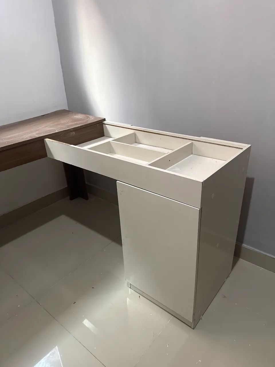 Mesa em L doação  - Foto 2