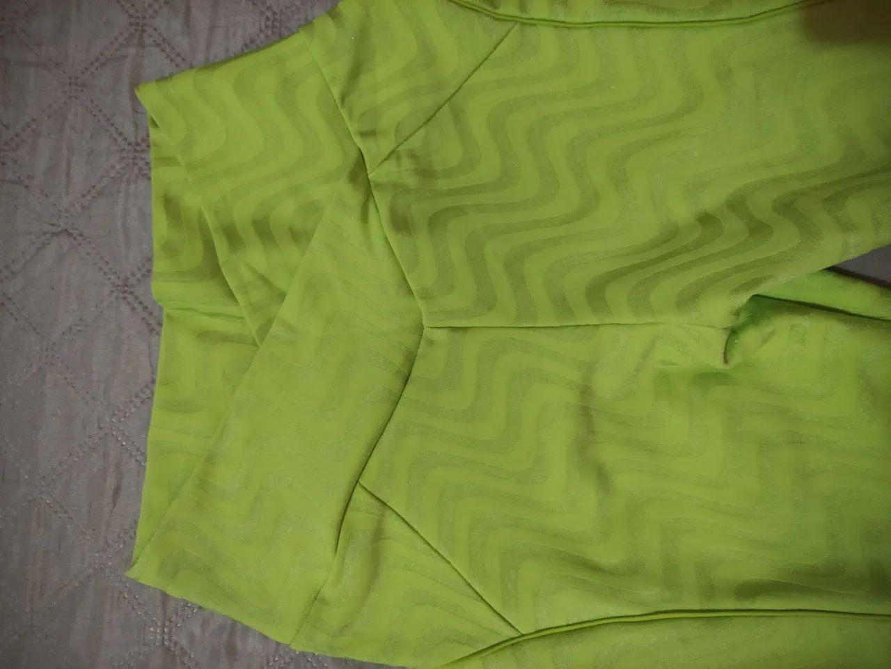 Calça Legging Verde Limão | Tamanho M | Nunca Usada | Zero Transparência - Foto 3