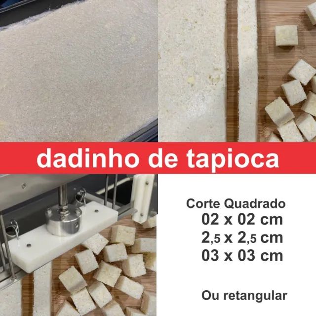 Cortador de Brownie, Palha Italiana, Dadinho de Tapioca Gold Machine (usado) estudo troca  - Foto 3