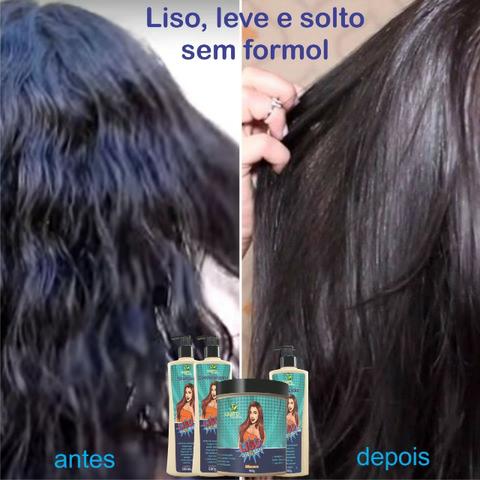 Liso Leve e Solto Hábito Cosméticos Hidratação Reconstrução Cauterização - Foto 2