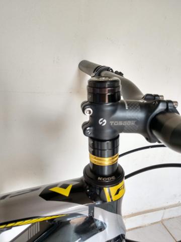 Quadro MTB First + cockpit de carbono - Foto 4