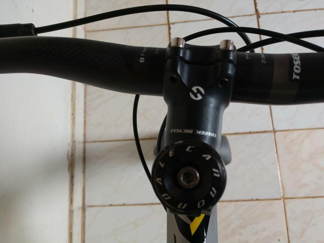 Quadro MTB First + cockpit de carbono - Foto 5