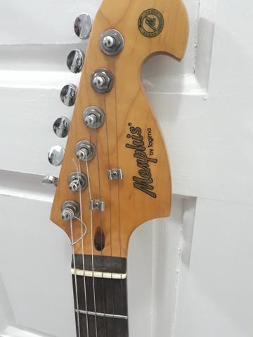 Vendo Guitarra Memphis By Tagima e Caixa de Som Loud Vox - Foto 5
