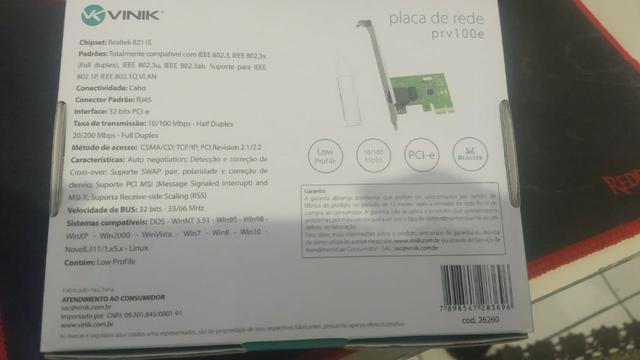Placa de rede - Foto 2