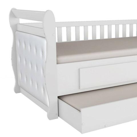 Frete Grátis* Cama De Solteiro + Cama Auxiliar - Capitonê - Maria *NOVO - Foto 2