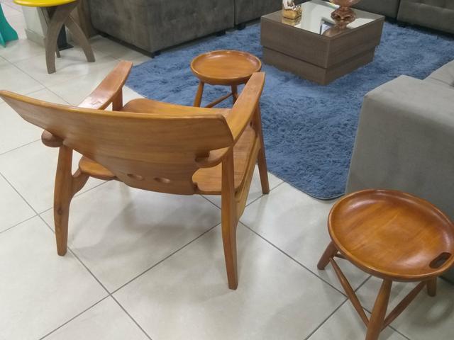 Banco Mocho Sérgio Rodrigues - FRETE GRATIS - Foto 2