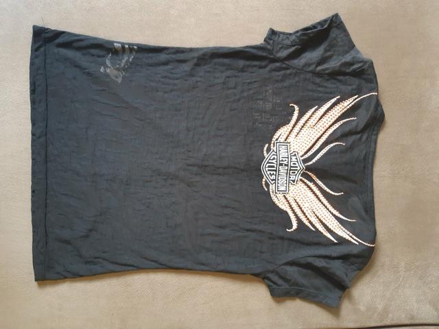Baby-Look Harley-Davidson preta - original - Foto 3