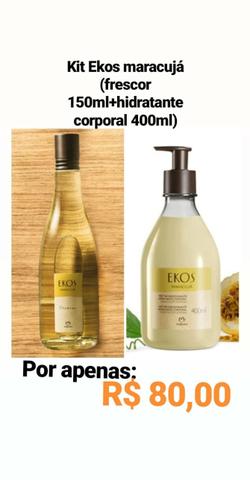 Promoção kit perfume e Hidratante natura ekos maracujá