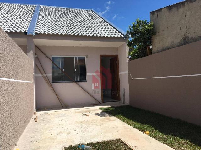 Casa com 2 dormitórios à venda, 58 m² por r$ 199.000 - sítio cercado - curitiba/pr