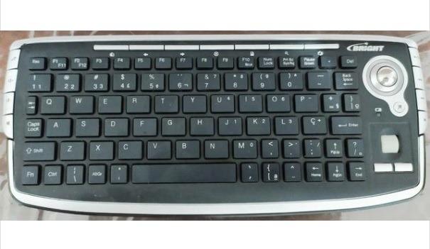 Teclado sem Fio (Wireless) Trackball 0150 Bright ? Excelente para TV´s Smart