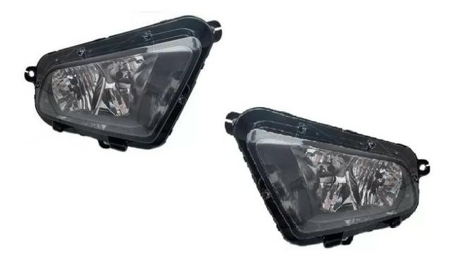 Par Farol Mascara Negra Foco Duplo Fiat Toro 2016 2018 2019