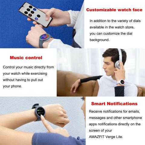 Relógio Inteligente Amazfit Verge Lite - Foto 5