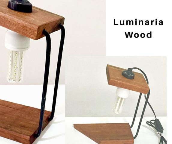 Luminária rústica