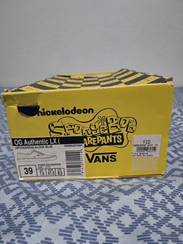 tenis vans bob esponja