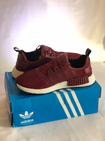 tenis adidas nmd bordo