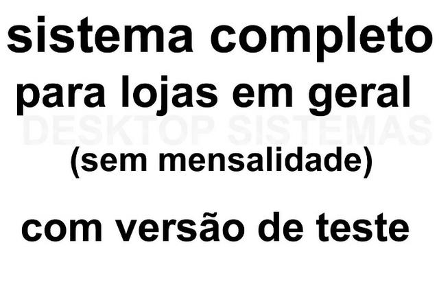 Baratíssimo!!,Confira: Sistema sem mensalidades para lojas e pizzarias e comércio em geral