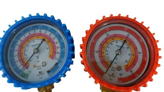 Manifold R410 R22a R407c c/3 mangueiras 1,50cm com visor de líquido - Foto 4