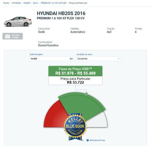 Vendo Carro Hb20s Sedã Premium Hyundai Automático Único Dono e Melhor Preço do Mercado - Foto 2