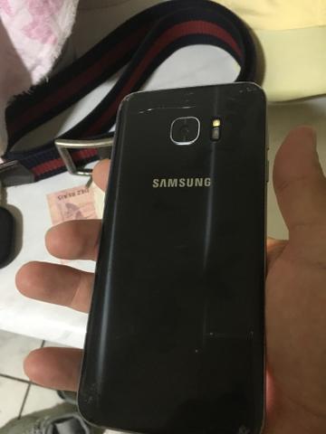 Pra vender hoje! Celular Samsung S7 edge com tela q precisa ser trocada - Foto 2