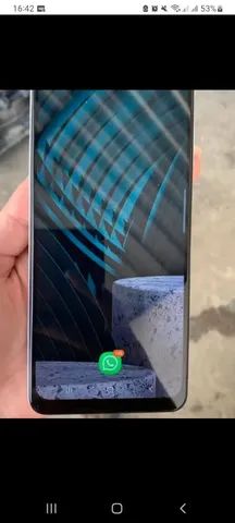 Celular semi novo marcas de usso maus atrás o resto perfeito estado  - Foto 2