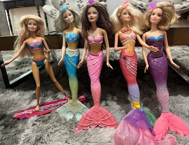 Barbie kit acessorios e roupinhas boneca roupa ken - Escorrega o Preço