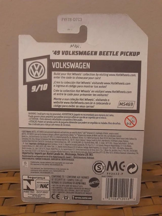 HOT WHEELS 49 VOLKSWAGEN BEETLE PICKUP - Foto 4