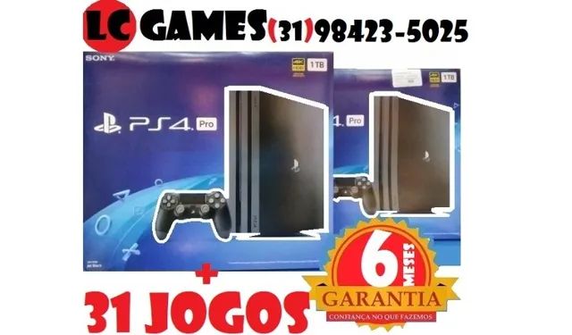 PS4 PRÓ 4k completo - Videogames - Parque Senhor do Bonfim, Taubaté  1252186174