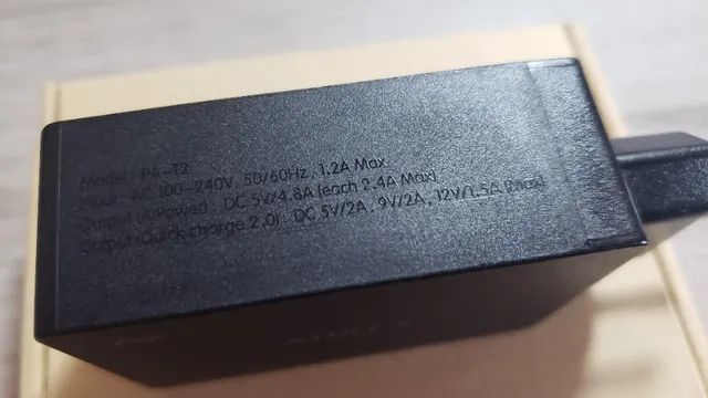 Carregador turbocharge 3 usb Aukey - Foto 4