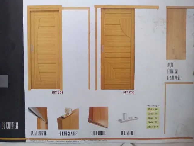Kit para porta de correr completo - Foto 3