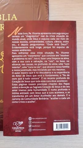 Bíblia Sagrada edição Luxo, Vinho e letra grande. Mais Coisas do Coração. Livros novos. - Foto 4