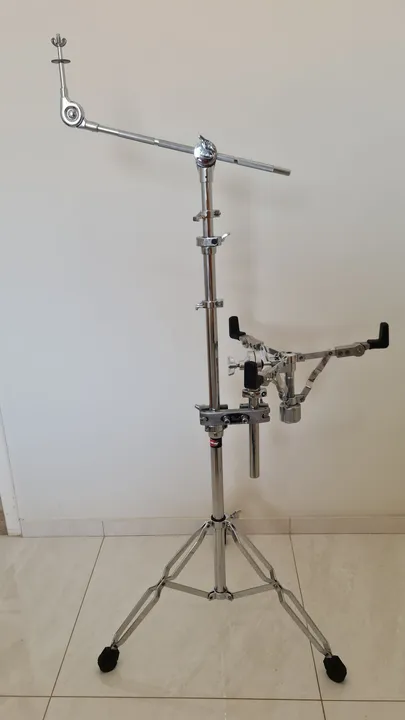 Estante de prato Gibraltar 6609 + Clamp Pearl + Suporte de caixa