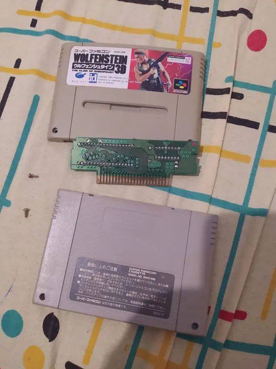 Jogo Wolfenstein 3d do super famicom original  - Foto 2