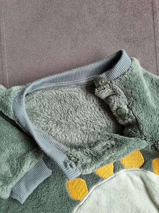 Blusa de frio dinossauro para bebê (6 a 9 meses) - Foto 3