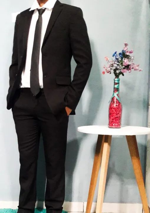 Terno Social Masculino Preto (@luguel) - Foto 3