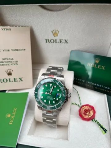 Relógio Rolex Submariner Date Hulk EasyLink automatico