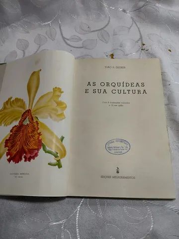 Flâmulas AJAO e livro as orquídeas e sua cultura  - Foto 4