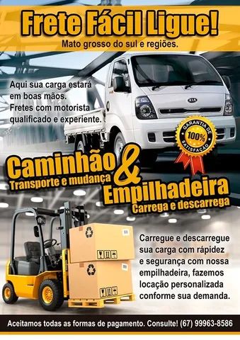 Empilhadeira e Caminhão (fretes)
