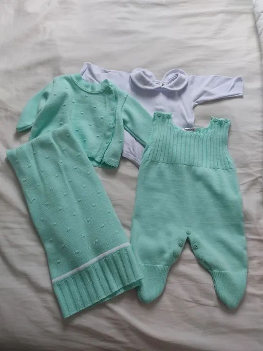 Conjunto de roupa para bebê recém-nascido