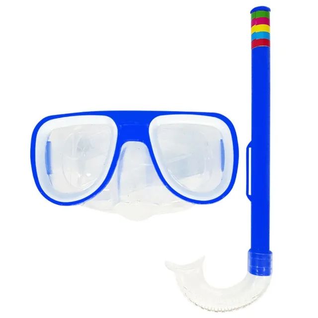 Kit De Mergulho E Snorkel Azul Sun Way - Foto 3