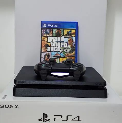 PS4 Slim 1 TERA + GTA V e GARANTIA!!!!
