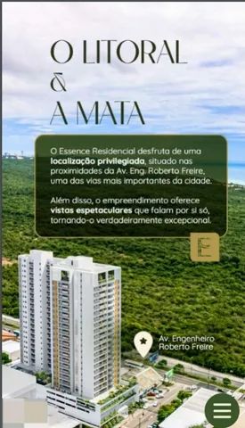 Residencial Essence - Apto 2/4 e 1 suíte de 61 m², andar alto, 1 vaga por 585.370, Natal - Foto 2